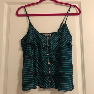FOREVER 21 STRIPED CAMI